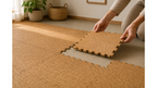 CorkLayer cork tile installation by hand with no glue or tools